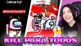 ENFRIAN A SANDRITA EN AMONGS US 💥 MICHTAQUIT ENFRIA A GLOLGO, LEONCRAFT, SIDERAL, SMASH Y ELEMAO 💥