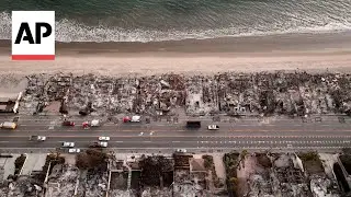 Drone video shows devastation from Palisades fire in Malibu