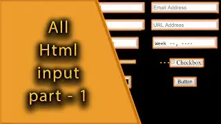 Learn  HTML Input Types in the 3 min - HTML5