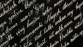 Amazing calligraphy live