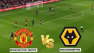 🔴 MANCHESTER UNITED VS WOLVERHAMPTON I English Premier League 2024/25 I PES Game Simulation