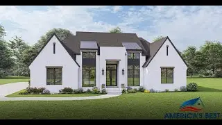 EUROPEAN HOUSE PLAN 4534-00076 WITH INTERIOR