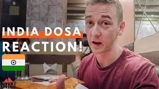 SOUTHERN Indian Food! Trying Ghee Dosa For First Time ! 🇮🇳