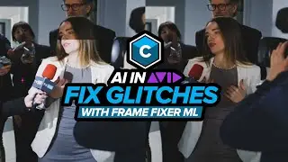 AI in Avid: INSTANTLY Fix Bad Frames (Frame Fixer ML)