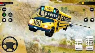 Offroad School Bus Driver Game - Bus Driving School Simulator - Android Gameplay