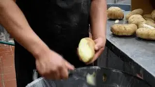 como pelar papas o potatoes  facil y rápido