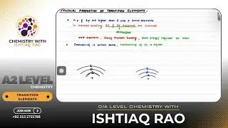 Cambridge A2 Chemistry | 9701 | Transition elements | part 2