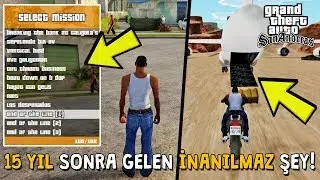 GTA SAN ANDREAS 'A 15 YIL SONRA GELEN İNANILMAZ ÖZELLİK!