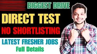 Finally Direct Test Announced | Biggest Hiring Drive | Netcore Hiring Challenge | Off Campus Drive