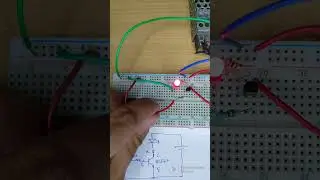 Practical transistor as a switch