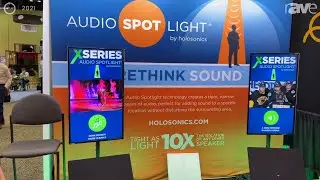 InfoComm 2021: Holosonics Audio Intros X Series Spot Light for Narrow-Beam Sound Transmission