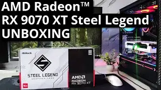 RX 9070 XT Steel Legend | Gaming Test + FurMark 2.0 + Thermal & Power Analysis