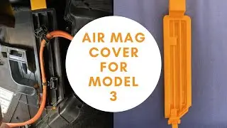 Air Mag cabin air filter cover by Silver Strand Design installation.