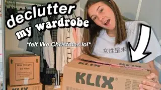 DECLUTTER my WHOLE WARDROBE with me