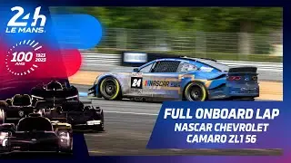 24 Heures du Mans 2023 - FULL ONBOARD LAP I NASCAR CHEVROLET CAMARO ZL1 56