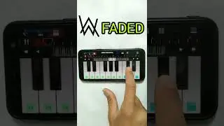 How To Play 'Faded' Song On Piano , Alan Walker Faded Piano