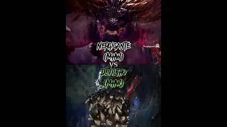 Monster Hunter World - Nergigante (MHW) vs Deviljho (MHW)