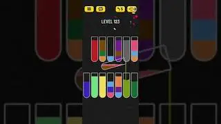 Water Sort Puzzle Level 123 Walkthrough Solution iOS/Android