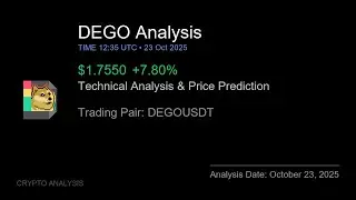 DEGO (DEGOUSDT) Technical Analysis - Price Prediction & Buy or Sell October 23, 2025