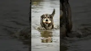 The Mother Who Brought Bread Through the Storm #aiart #dogrescue #floodsurvival