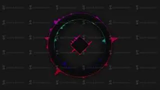 Simple Circle Equalizer Audio Spectrum Color Background. Soft box color equalizer background. Music