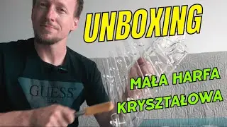 Unboxing małej harfy kryształowej na czakrę SERCA! #harfakrysztalowa #crystalharp #soundhealing