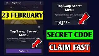 Tapswap Secret Menu Code | Tapswap Update | How to Find Tapswap Secret Menu Code | Tapswap Withdrawl