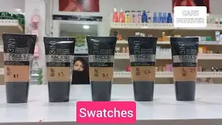 Faces Canada 3in1 Foundation Swatches