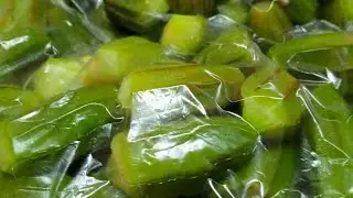 #تفريز الباميه اللي تفضل معاكي خضراء من السنه للسنه ولا تسود ولا تجلدابدا 👌👌