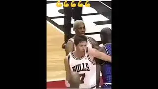 SHAQUILLE O'NEAL VS DENNIS RODMAN ##shaquilleoneal #dennisrodman #physical #viralvideo