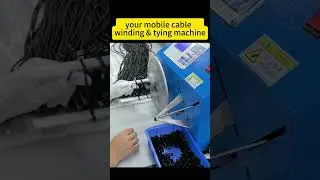 mobile phone cable winding and tie machine