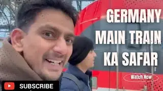 Germany Main Train Ka Safar 🇩🇪 | Fast, Clean & Beautiful Journey