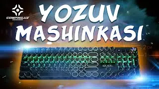 Yozuv mashinkasi ko'rinishdagi mexanik klaviatura Bajeal 820A video tahlil o'zbek tilida