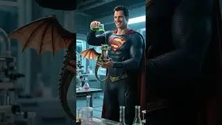 Superman&rsquo;s Super Dragon 🐉 vs Hulk&rsquo;s Lion 🦁 | Epic Superhero Animal Battle | #funnyshorts #Short