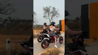 Ups😅 did you see that? #bikergirl