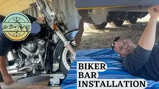 Biker Bar Installation on our Grand Design Momentum Toy Hauler