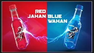 We tried both Red and Blue Sting Energy Drinks.