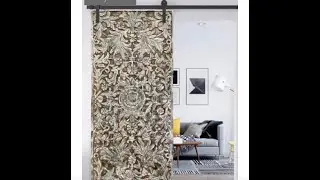 Artistic Carved Barn Door Panels || Etsy Mogulinterior