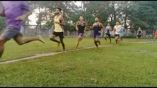 Today 1600 m Running | Army training ground | @FoujiFactoryIndore