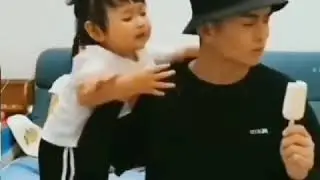#funny #deep #feelings🤣😂 girl throw ice cream |cute baby😂😂 | tik tok op | cuteness oveoaded |