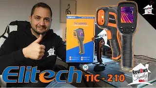 Elitech TIC-210 Termocamera Test completo e recensione Immagini termiche in tempo reale e allarmi T&deg;