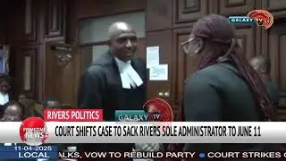 COURT SHIFT CASE TO SACK RIVERS SOLE ADMINISTRATOR TO JUNE 11