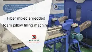 J-002-A1 fiber mixing shredded foam filling machine for pillows