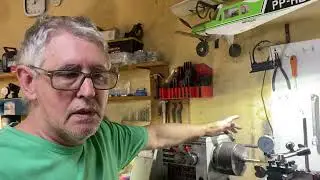 Ajustes finais da catraca de lapidação de pedras 