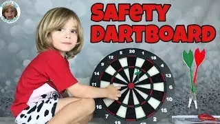 Safety Darts Dartboard for Kids and Adults Table Top or Wall Mount by Innocheer