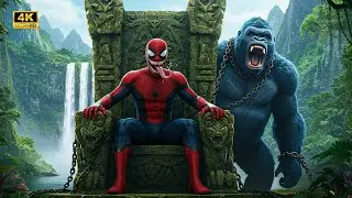 BLUE KING KONG VS SPIDER‑MAN: Cargo Plane Showdown to NYC!