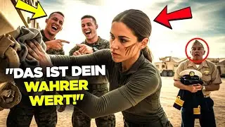 Die Marines lachten dann kehrte sie in Admiralsuniform zurück