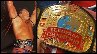 The original WWF European Championship used by The British Bulldog