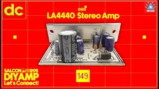 smallest 6W+6W amplifier circuit board LA4440 (149) / Let's Connect!