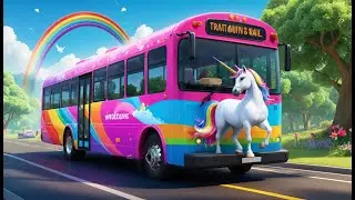 The Unicorns on the Bus | Magical Ride Song for Toddlers | Fun Early Learning Rhyme